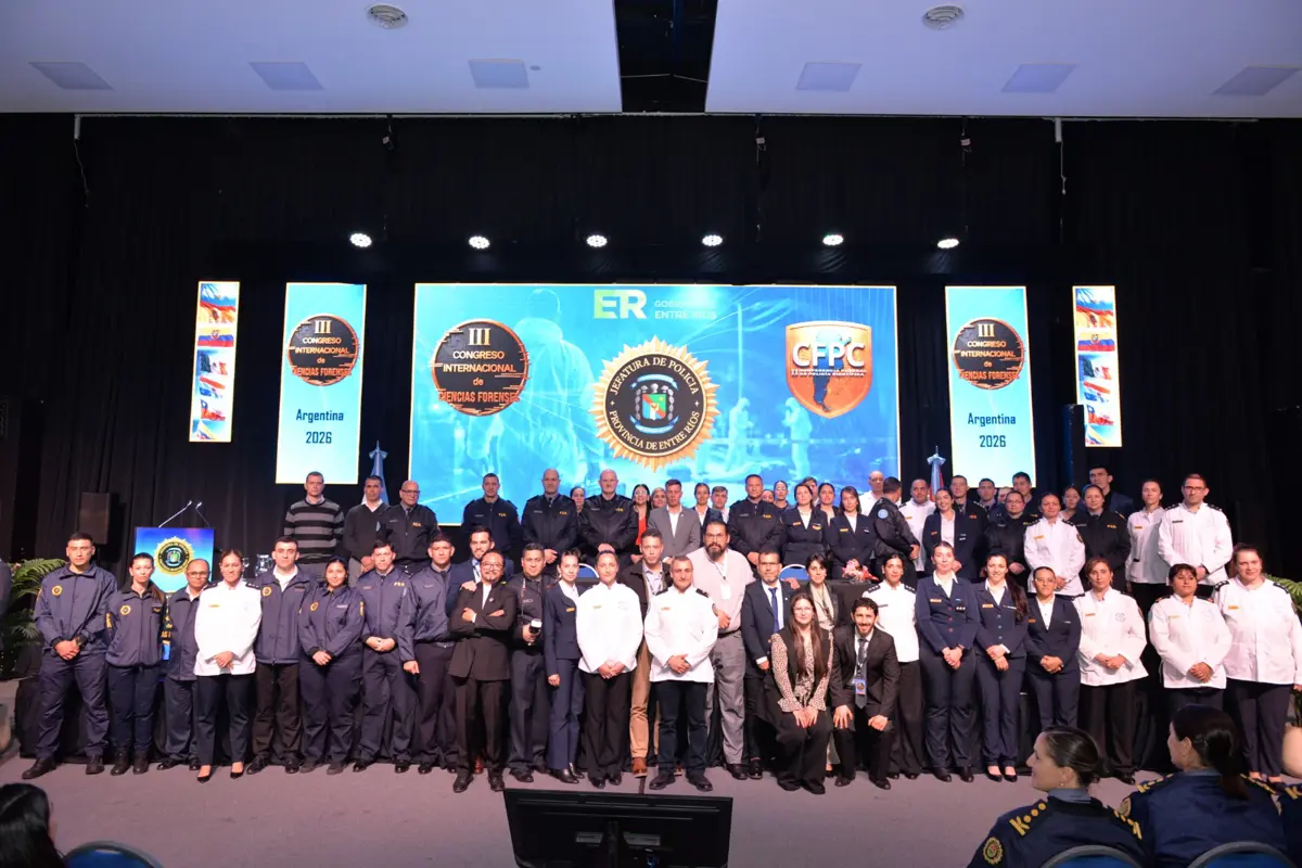 La Policía de Entre Ríos fue sede del III Congreso Internacional de Ciencias Forenses y la II Conferencia Federal de Policía Científica